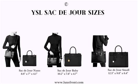 ysl sac de jour sizes|ysl sac de jour nano.